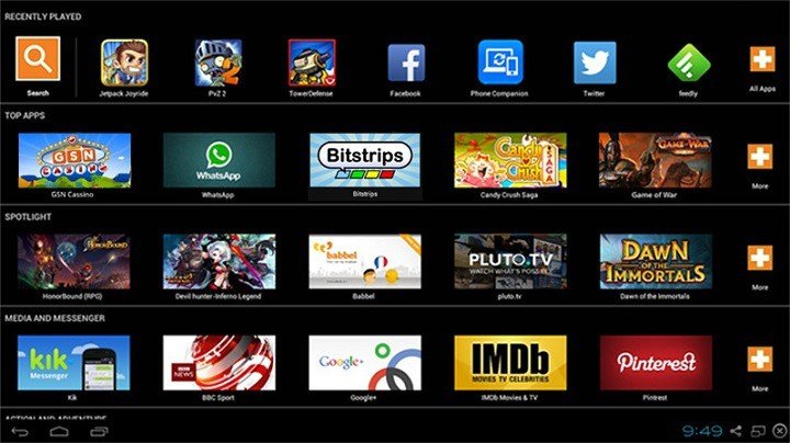 bluestacks mobile size