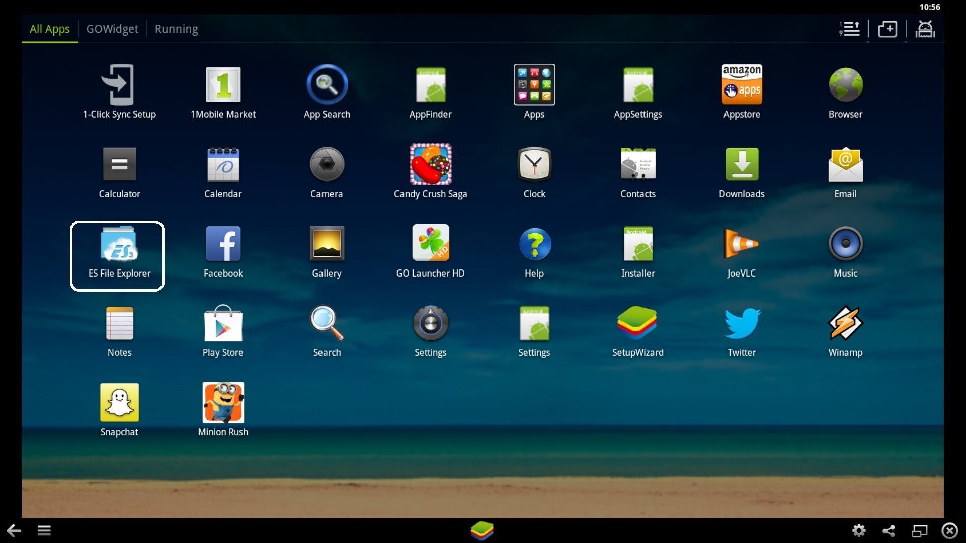 running android tv apps on bluestacks