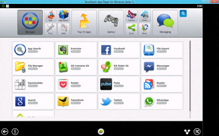 Bluestacks for Windows Vista